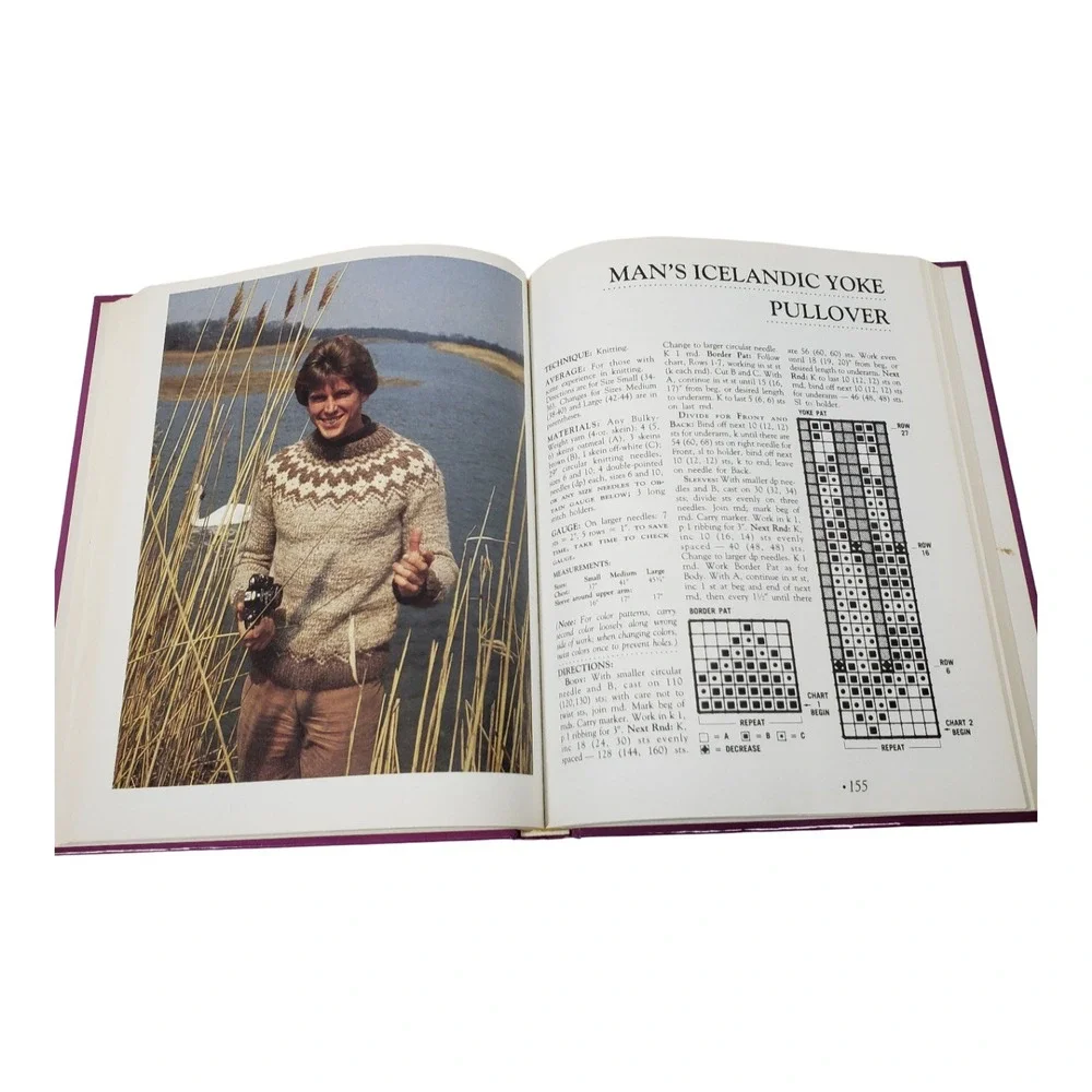 Family Circle Favorite Needlecrafts Vintage Hardcover Knitting Crochet Patterns